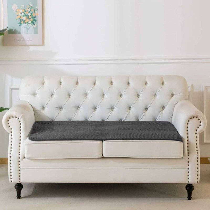 Miękka narzuta pikowana 100% mikrofibra na fotel 70x160 wz. NNW-2628 szary