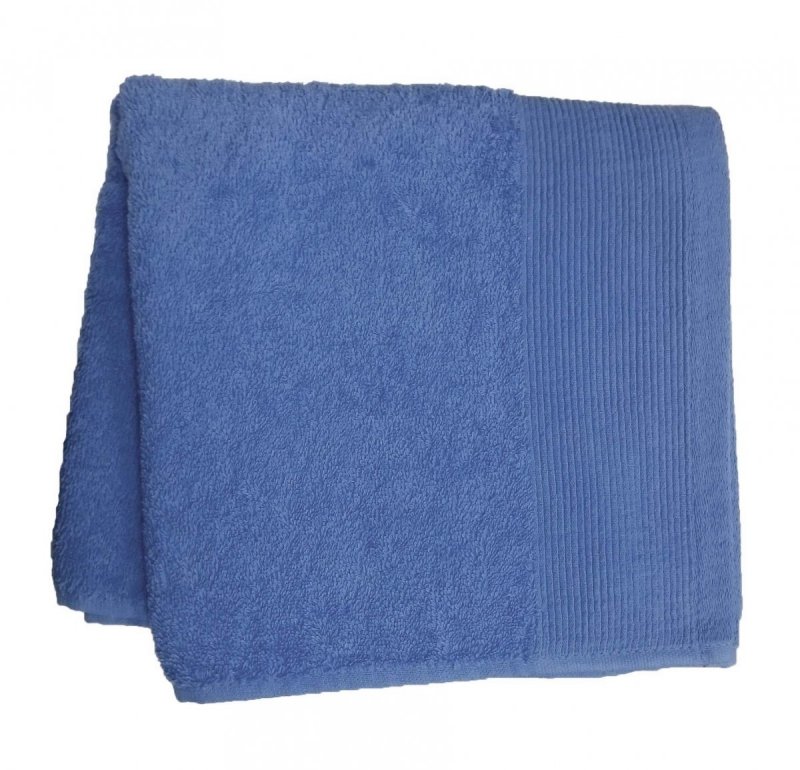 Ręcznik jednobarwny AQUA rozmiar 70x140 ciemny niebieski