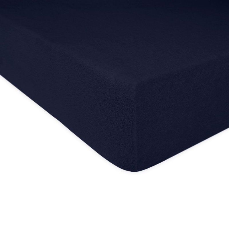 Grube Prześcieradło FROTTE 120x200 na gumkę wz. 026 ciemny granat