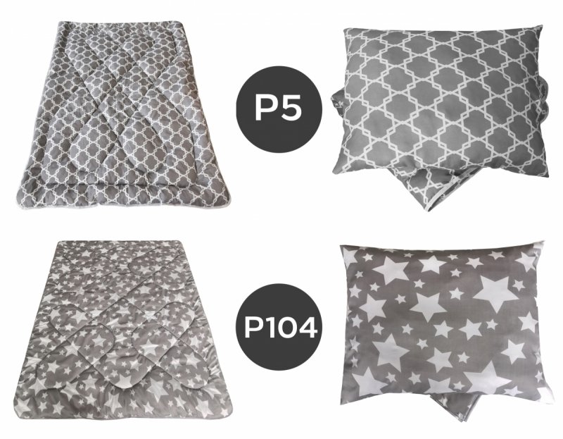 Kołdra poliestrowa całoroczna 140x200 + 1 poduszka 70x80 ProduktPolski