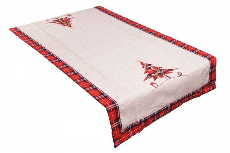 Obrus świąteczny MIŁKA rozmiar 50x100 wzór h639c