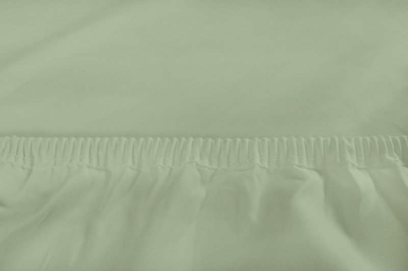 Prześcieradło PREMIUM jersey z lycrą na wysoki materac 120x200 z gumką wz. 53A szałwia