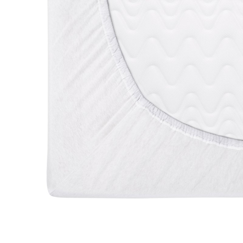 Prześcieradło Jersey PREMIUM na wysoki materac 90x200 na gumkę wz. 001 biały