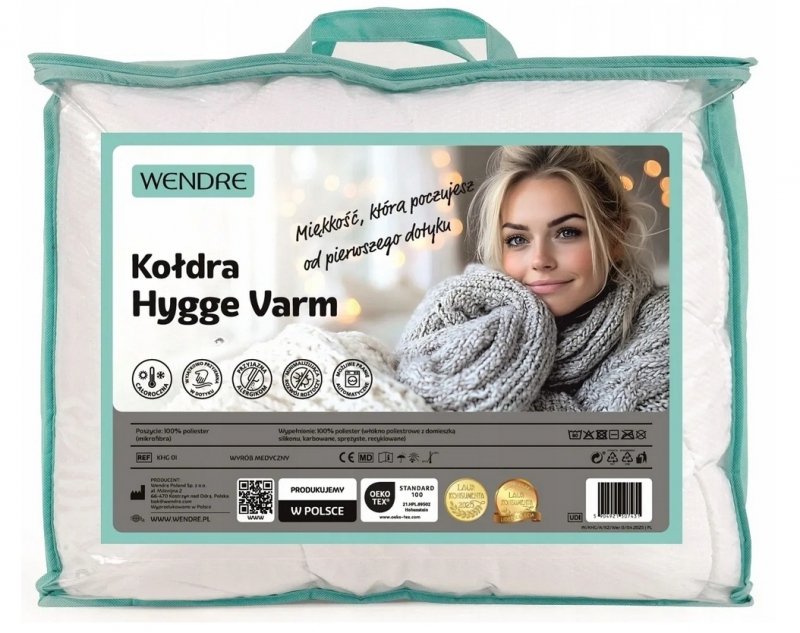 Kołdra HYGGE VARM - Wendre 160x200 -  wyrób medyczny