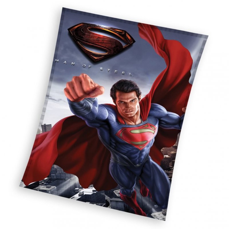 Koc polarowy licencyjny wz. Superman 110x140