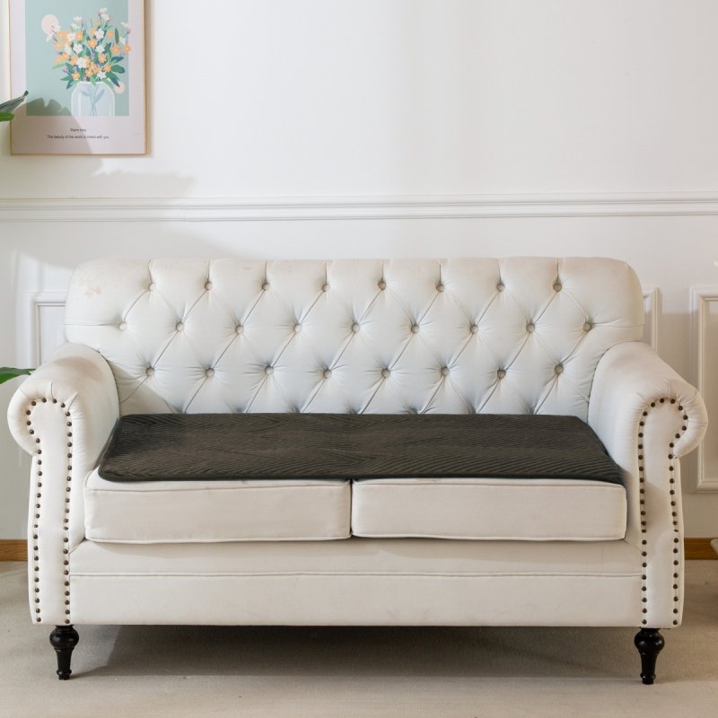 Miękka narzuta pikowana 100% mikrofibra na fotel 70x160 wz. NNW-3305 gorzka czekolada