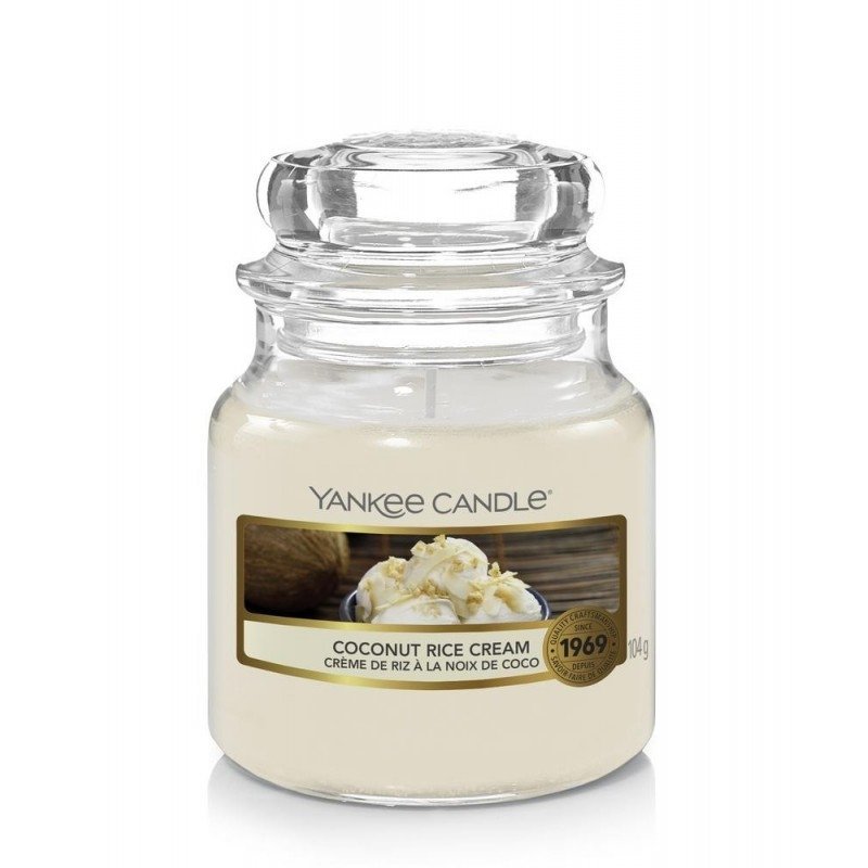 Świeca Yankee Candle Coconut Rice Cream - mały słoik