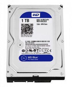 Dysk HDD WD Blue WD10EZEX (1 TB ; 3.5; 64 MB; 7200 obr/min)