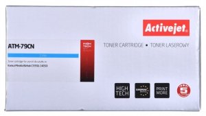 Toner Activejet ATM-79CN (zamiennik Konica Minolta TNP79C; Supreme; 9000 stron; błękitny)