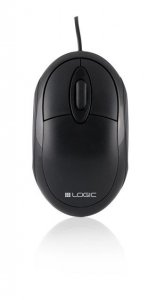 Mysz LOGIC LM-11 M-LC-LM11 (optyczna; 1000 DPI; kolor czarny)