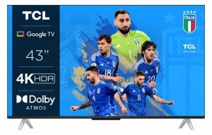 Telewizor 43 TCL 43P638 (4K UHD HDR DVB-T2/HEVC Google TV)