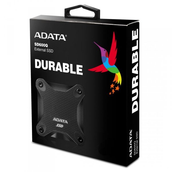 Dysk zewnętrzny SSD ADATA SD600Q (480GB; 2.5&quot;; USB 3.2; czarny)