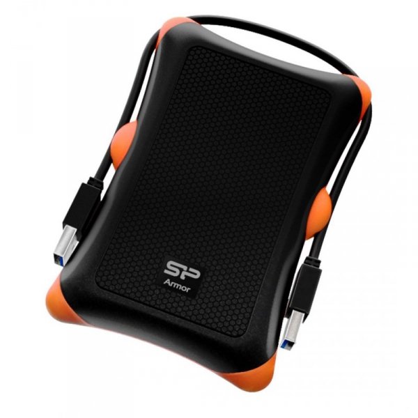 Dysk zewnętrzny HDD Silicon Power Armor A30 (1TB; 2.5&quot;; USB 3.2; 5400 obr/min; Orange-Black; SP010TBPHDA30S3K)