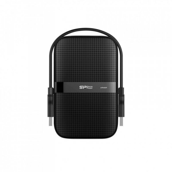 Dysk zewnętrzny HDD Silicon Power Armor A60 (1TB; 2.5&quot;; USB 3.2; 5400 obr/min; Black; SP010TBPHDA60S3A)