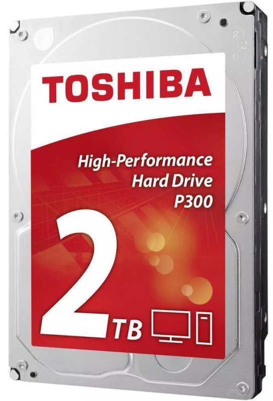 Dysk HDD Toshiba P300 HDWD220UZSVA (2 TB ; 3.5&quot;; 128 MB; 5400 obr/min)