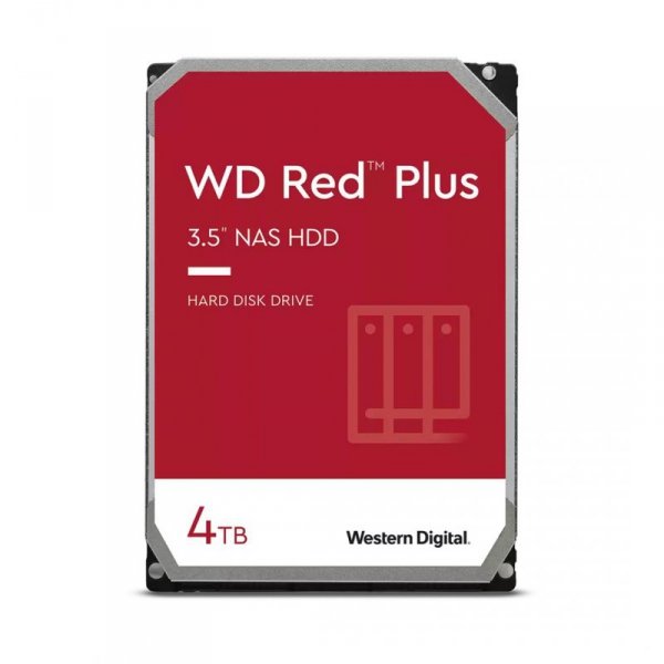 Dysk HDD WD Red Plus WD40EFPX (4 TB ; 3.5&quot;; 256 MB)
