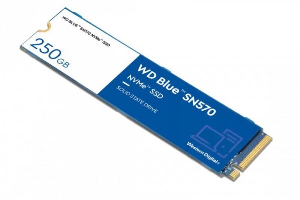 Dysk SSD WD Blue SN570 WDS250G3B0C (250 GB ; M.2; PCIe NVMe 3.0 x4)