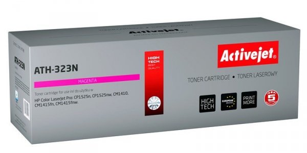 Toner Activejet ATH-323N (zamiennik HP 128A CE323A; Supreme; 1300 stron; czerwony)