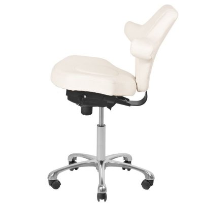 Krzesło kosmetyczne Azzurro Special 052 białe