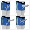 Chic Strap-On shorts (36 - 39 inch waist) Blue