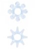 Pierścień-POWER STRETCHY RINGS BLUE 2PCS