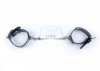 Fetish Boss Series Handcuffs with cristals 3 cm Silver