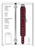 Luxury Spreader Bar - Burgundy