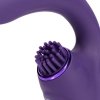 Gen - Rechargeable Triple Action G-Spot Vibrator with Pulse Wave  and Vibrating Bristles - Purple
