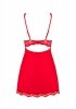 Komplet Babydoll i Stringi Luvae Czerwony S/M