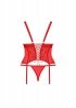 Bielizna-Blossmina gorset i stringi 6XL/7XL