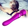 Wibrator 2w1 Stymulator Punktu G Łechtaczki USB Purple
