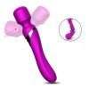 Wibrator 2w1 Stymulator Punktu G Łechtaczki USB Purple