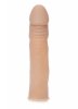 Elastyczna realistyczna nakładka na penisa 18cm
