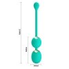 PRETTY LOVE - LECHIES  Dream chaser 5, Green, Wireless remote control 12 vibration functions Memory function