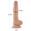 NATURALNY SZTUCZNY PENIS DILDO Z PRZYSSAWKĄ DO SIADANIA