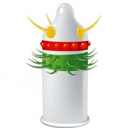 Prezerwatywy z wypustkami i kolcami Egzo Jolly Roger