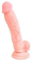 Dildo silikonowe medyczne z przyssawką 18 cm