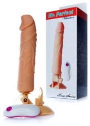 Mr. Perfect Wibrator Realistyczny z przyssawką 24cm