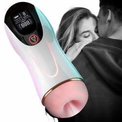 AUTOMATYCZNY MASTURBATOR MĘSKI Z WIBRACJAMI SZTUCZNA POCHWA SEX