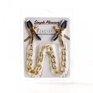 Zaciski Na Sutki Łańcuszek Złoty