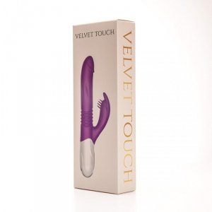 Wibrator Silikonowy Typ Króliczek Ładowany Usb Fioletowy