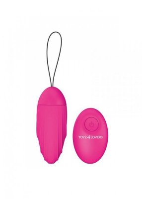 Jajko/wibr-OVETTO VIBRANTE ELYS RIPPLE EGG REMOTE CONTROL PINK