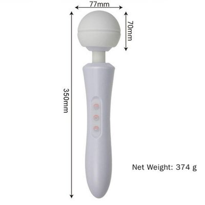 Duży Mocny Masażer do Łechtaczki 20 Trybów USB Black