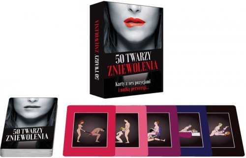 50 TWARZY ZNIEWOLENIA Gra Karciana dla Par
