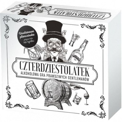 Czterdziestolatek gra prezent na 40 urodziny