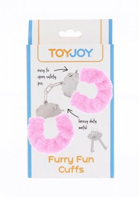 Kajdanki-FURRY FUN CUFFS PINK PLUSH