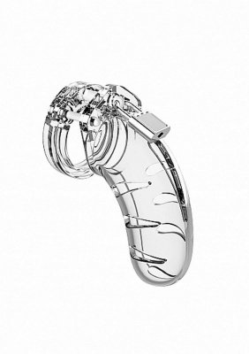 Model 03 - Chastity - 4.5&quot;&quot; - Cock Cage - Transparent