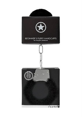 Beginner&quot;&quot;s Handcuffs Furry - Black