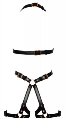 Bad Kitty Harness L/XL rose