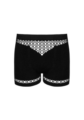 Boxerki męskie z ozdobną wstawką S-L